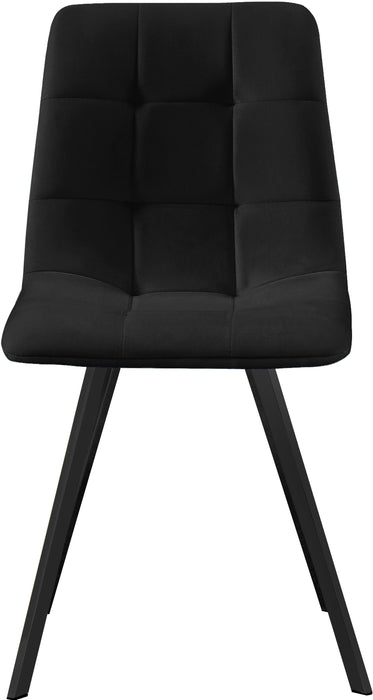 Annie Black Velvet Dining Chair - Royal Furniture & Gifts (MI) - Multi Location
