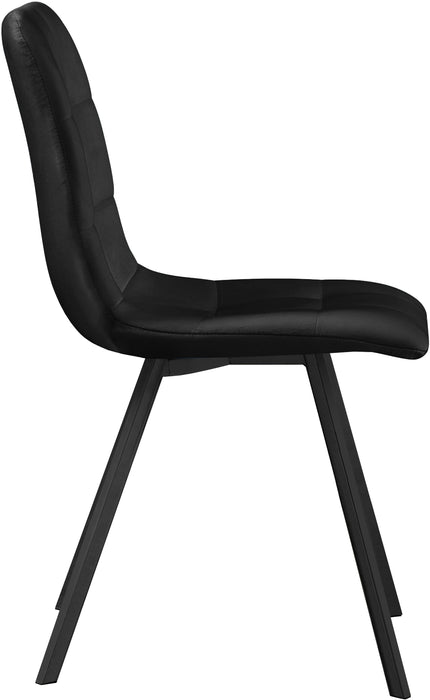 Annie Black Velvet Dining Chair - Royal Furniture & Gifts (MI) - Multi Location