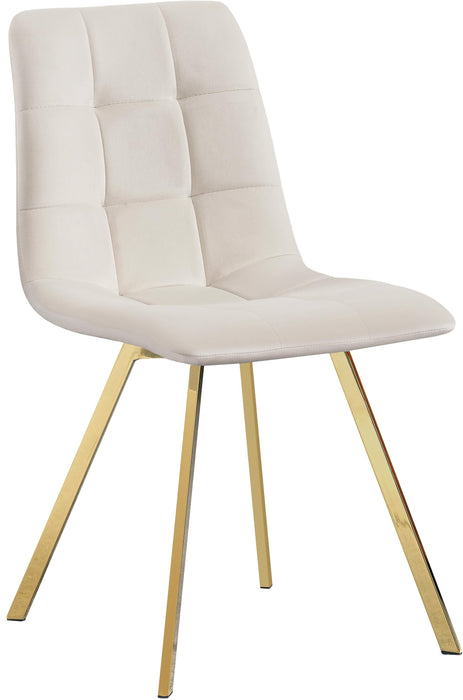Annie Cream Velvet Dining Chair - Royal Furniture & Gifts (MI) - Multi Location