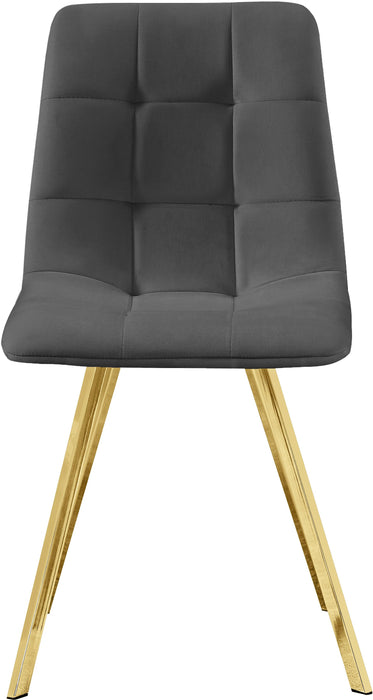 Annie Grey Velvet Dining Chair - Royal Furniture & Gifts (MI) - Multi Location