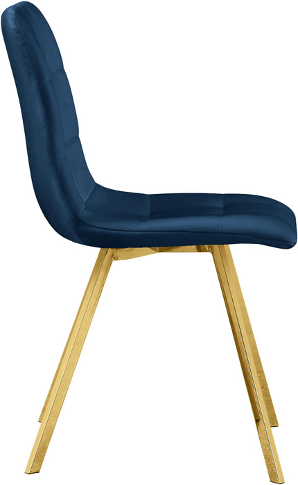 Annie Navy Velvet Dining Chair - Royal Furniture & Gifts (MI) - Multi Location