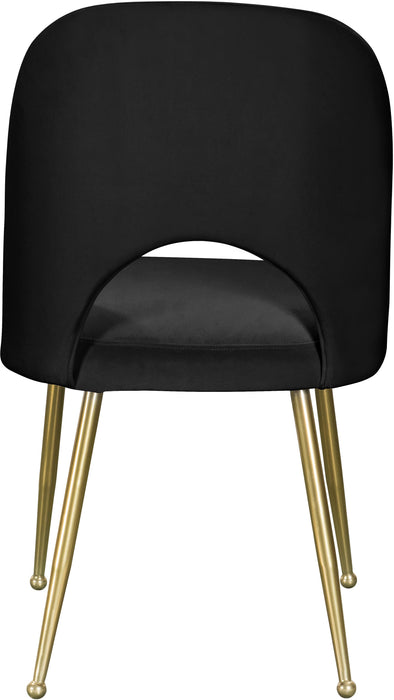 Logan Black Velvet Dining Chair - Royal Furniture & Gifts (MI) - Multi Location