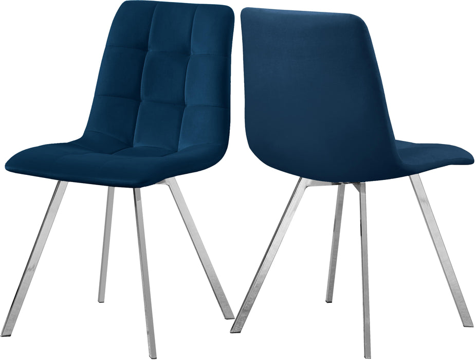 Annie Navy Velvet Dining Chair - Royal Furniture & Gifts (MI) - Multi Location