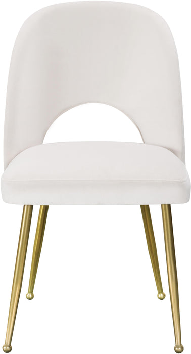 Logan Cream Velvet Dining Chair - Royal Furniture & Gifts (MI) - Multi Location