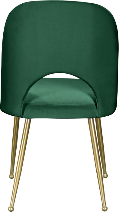 Logan Green Velvet Dining Chair - Royal Furniture & Gifts (MI) - Multi Location