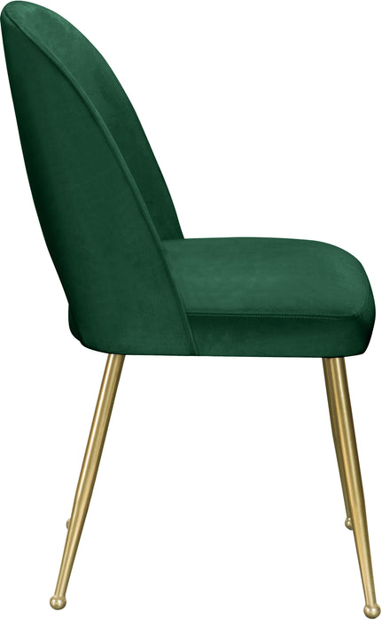 Logan Green Velvet Dining Chair - Royal Furniture & Gifts (MI) - Multi Location