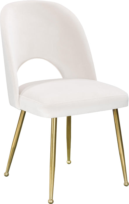 Logan Cream Velvet Dining Chair - Royal Furniture & Gifts (MI) - Multi Location