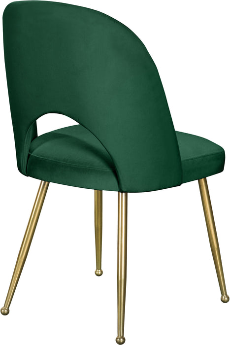 Logan Green Velvet Dining Chair - Royal Furniture & Gifts (MI) - Multi Location