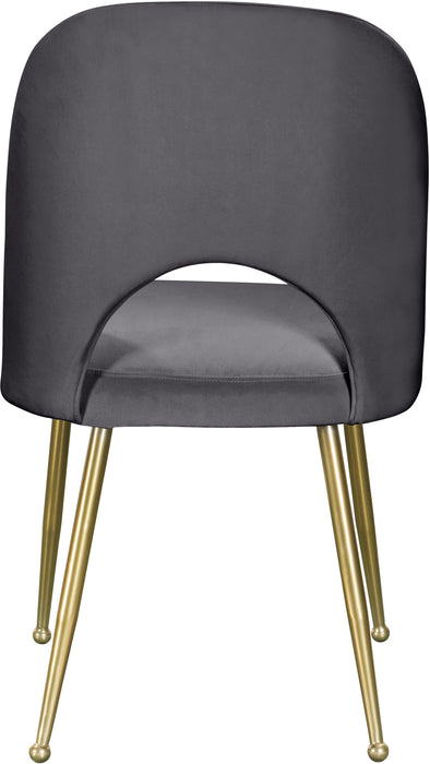Logan Grey Velvet Dining Chair - Royal Furniture & Gifts (MI) - Multi Location