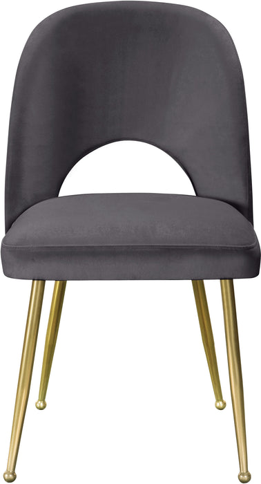 Logan Grey Velvet Dining Chair - Royal Furniture & Gifts (MI) - Multi Location