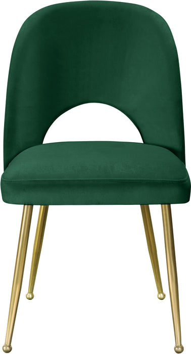 Logan Green Velvet Dining Chair - Royal Furniture & Gifts (MI) - Multi Location