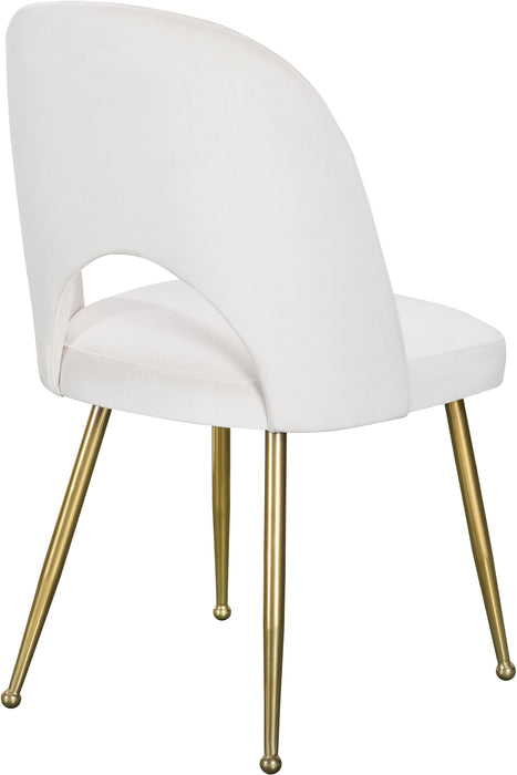 Logan Cream Velvet Dining Chair - Royal Furniture & Gifts (MI) - Multi Location
