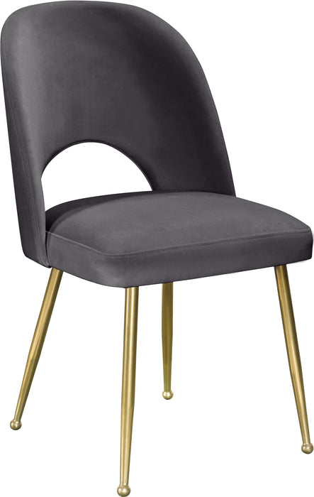 Logan Grey Velvet Dining Chair - Royal Furniture & Gifts (MI) - Multi Location