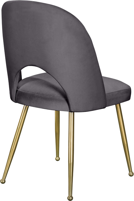 Logan Grey Velvet Dining Chair - Royal Furniture & Gifts (MI) - Multi Location