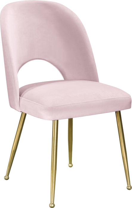 Logan Pink Velvet Dining Chair - Royal Furniture & Gifts (MI) - Multi Location