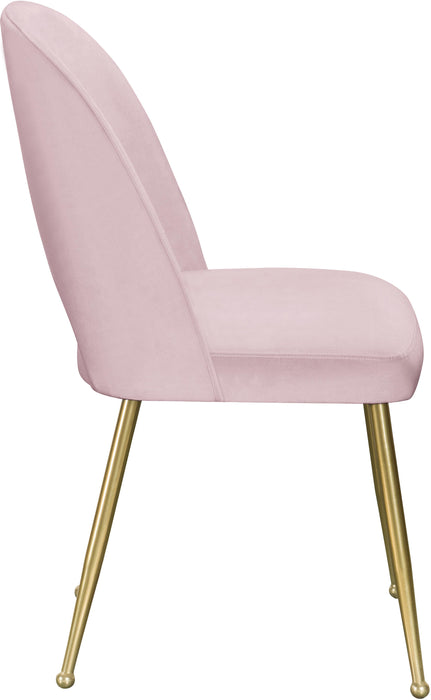 Logan Pink Velvet Dining Chair - Royal Furniture & Gifts (MI) - Multi Location