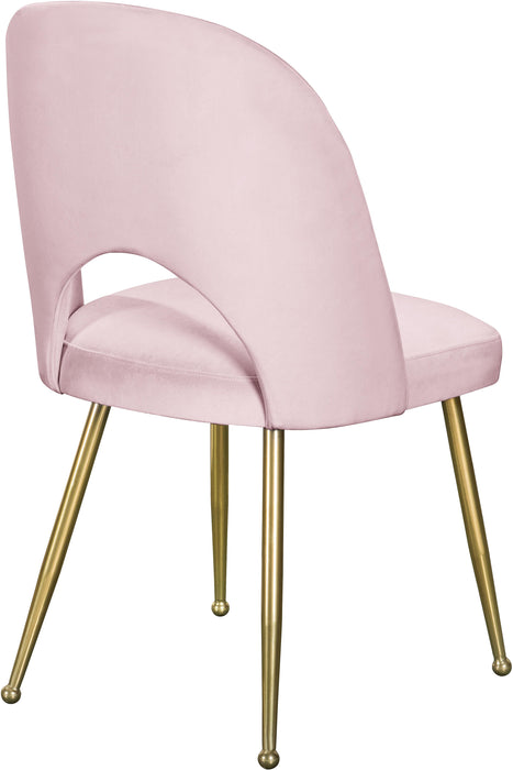 Logan Pink Velvet Dining Chair - Royal Furniture & Gifts (MI) - Multi Location
