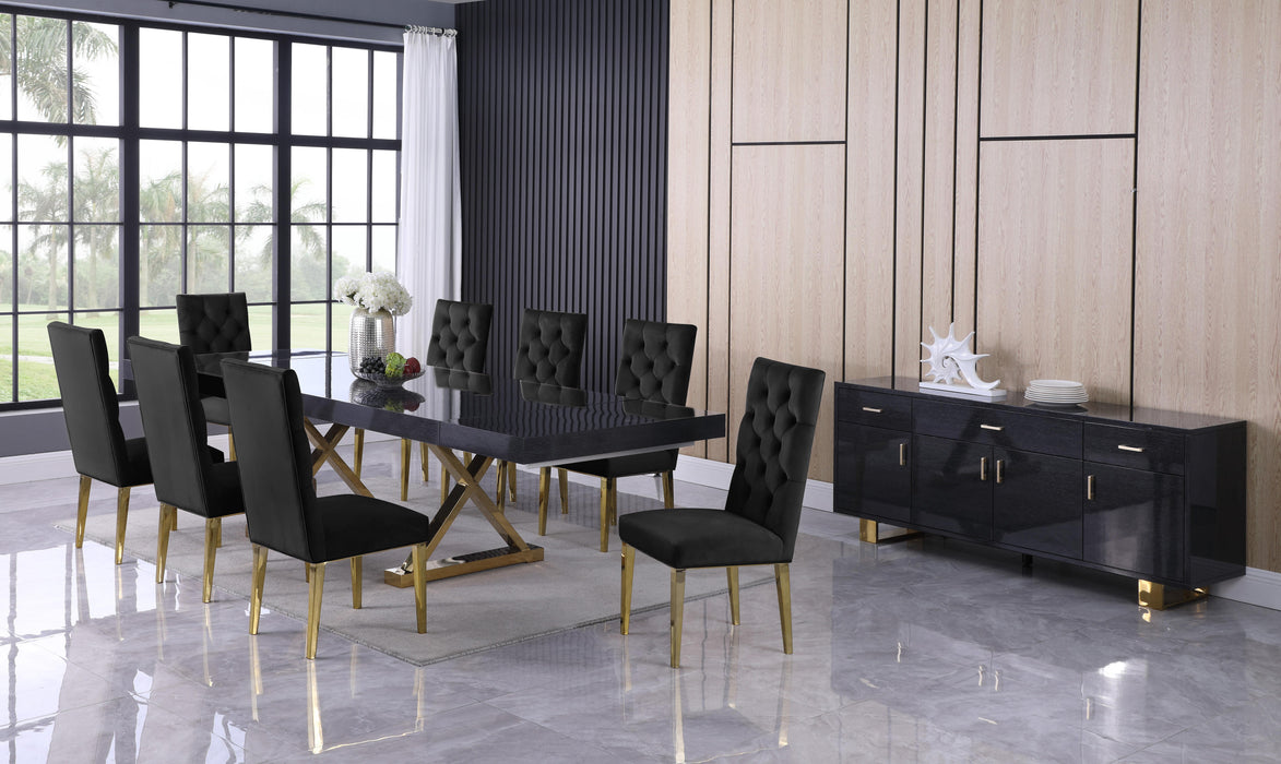 Excel Grey Oak Veneer Lacquer Extendable Dining Table (3 Boxes) - Royal Furniture & Gifts (MI) - Multi Location