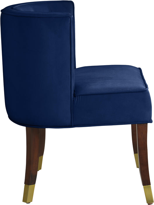Perry Navy Velvet Dining Chair - Royal Furniture & Gifts (MI) - Multi Location