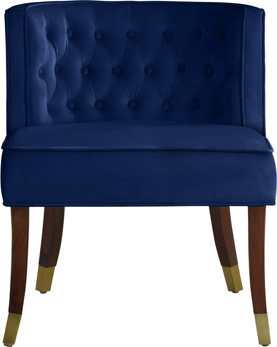 Perry Navy Velvet Dining Chair - Royal Furniture & Gifts (MI) - Multi Location