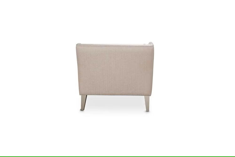 AICO Furniture Camden Court LAF Chaise in Platinum