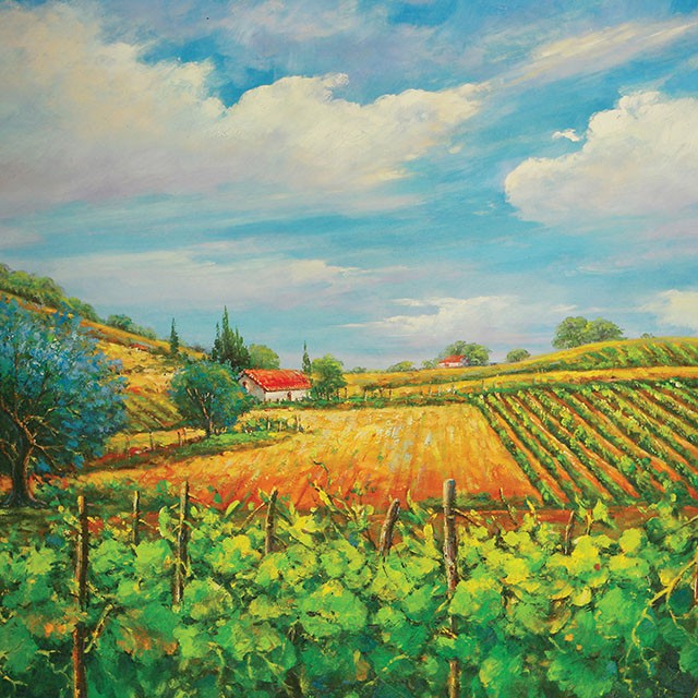 Summer In Napa Printed Canvas Painting - Royal Furniture & Gifts (MI) - Multi Location