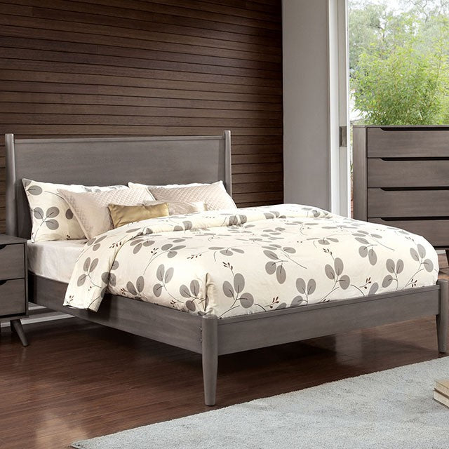 Lennart Bed Oak, Black, Gray, & White