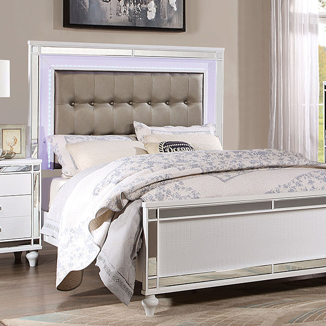 Brachium Queen Bedroom Set Silver - Royal Furniture & Gifts (MI) - Multi Location