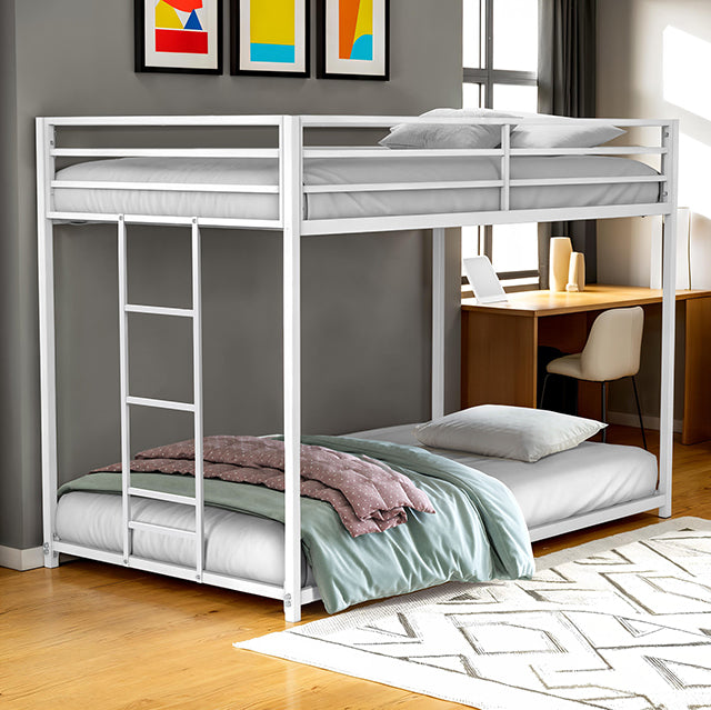 Rothwell Metal Bunk Bed Twin/ Full - Royal Furniture & Gifts (MI) - Multi Location