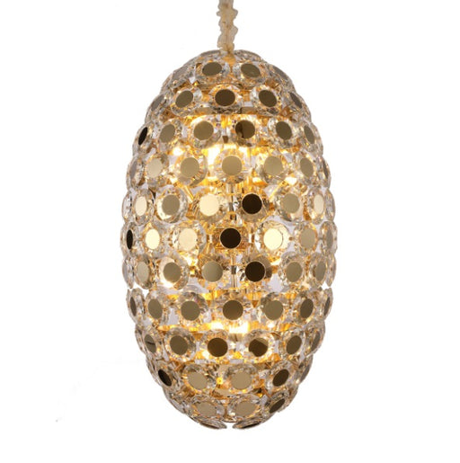 AICO Furniture Lighting Pendant 14 Light Chandelier in Gold image