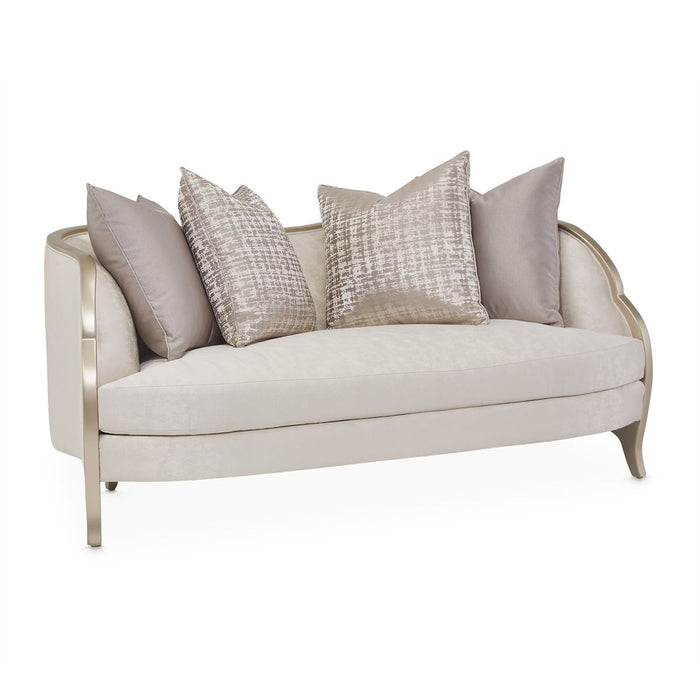 AICO Malibu Crest Loveseat in Chardonnay image