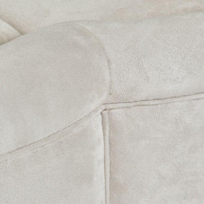 AICO Malibu Crest Cocktail Ottoman in Chardonnay