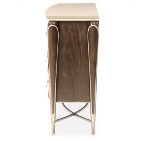 AICO Villa Cherie Dresser in Hazelnut