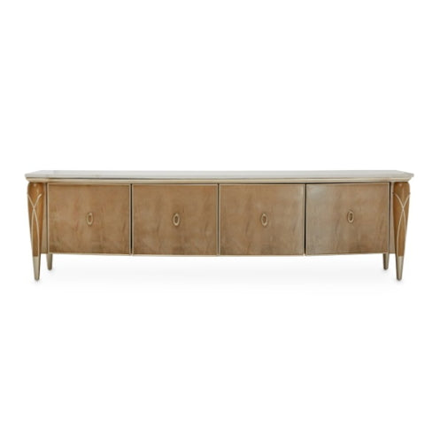 AICO Villa Cherie Media Cabinet in Caramel