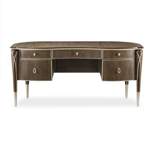 AICO Villa Cherie Desk in Hazelnut