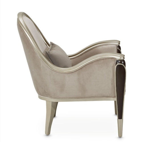 AICO Villa Cherie Accent Chair in Hazelnut