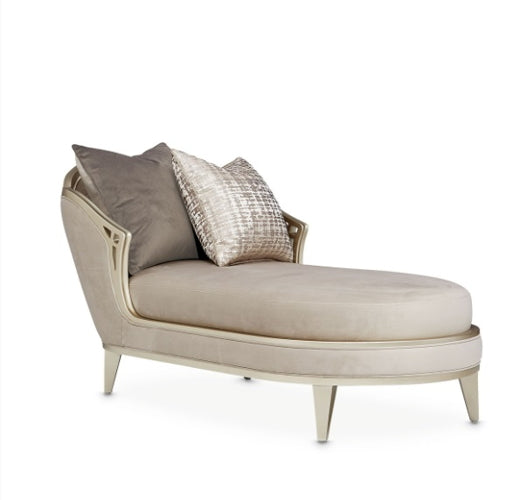 AICO Villa Cherie Chaise in Hazelnut
