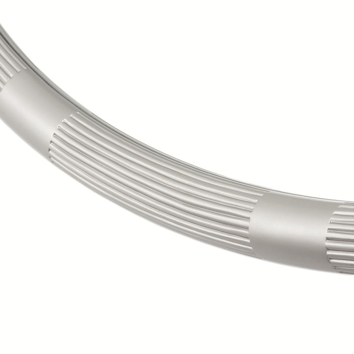 AICO Lanterna Sideboard Mirror in Silver Mist