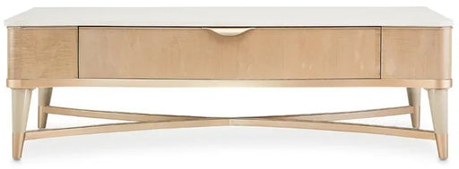 AICO Malibu Crest Rectangular Cocktail Table in Blush 9007201-131 image