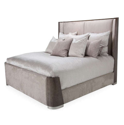 AICO Roxbury Park Cal King Dual-Panel Bed in Slate image