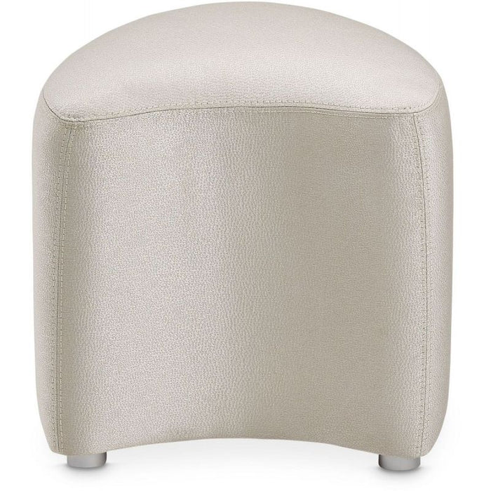 AICO Eclipse Vanity Stool in Moonlight