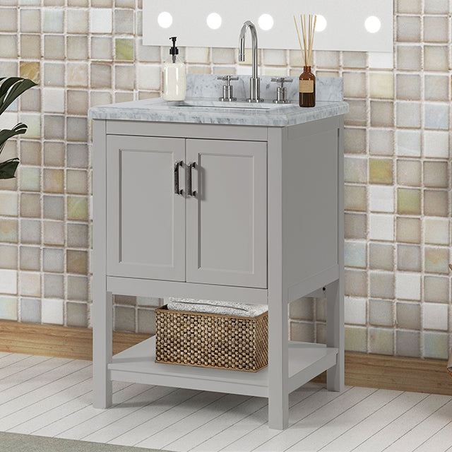 Reston Vanity with Top/ Sink - Royal Furniture & Gifts (MI) - Multi Location