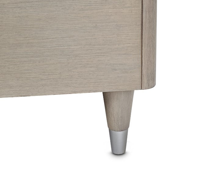 AICO Eclipse Cal King Upholstered Bed in Moonlight