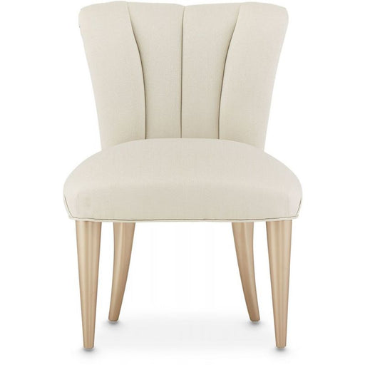 AICO La Rachelle Vanity Chair in Medium Champagne image