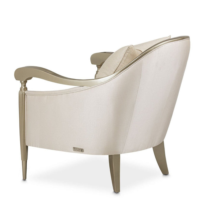 AICO London Place Accent Chair in Champagne