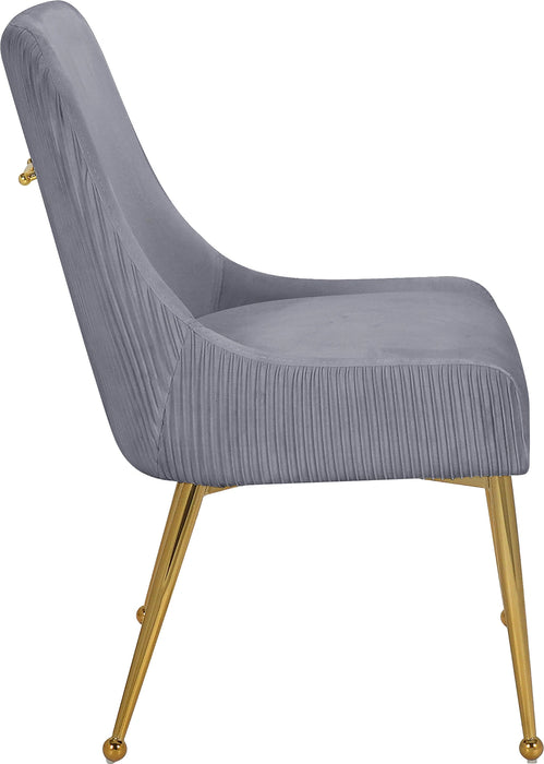 Ace Grey Velvet Dining Chair