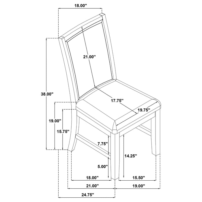 Bruner Dining Side Chair - Royal Furniture & Gifts (MI) - Multi Location