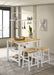 Edgeworth 3-piece Kitchen Island Counter Table Set White - Royal Furniture & Gifts (MI) - Multi Location