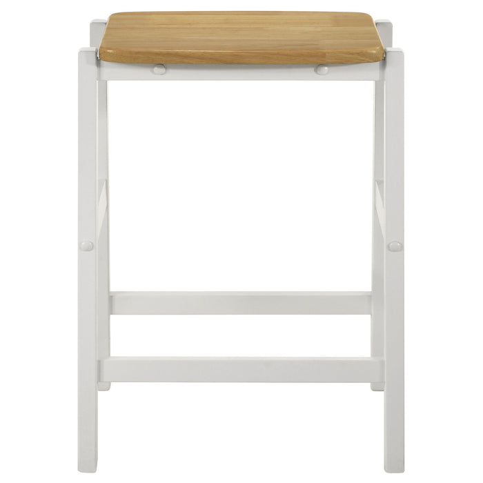 Edgeworth 3-piece Kitchen Island Counter Table Set White - Royal Furniture & Gifts (MI) - Multi Location
