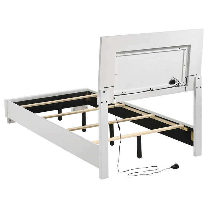 Felicity Panel Bed with LED Lighting